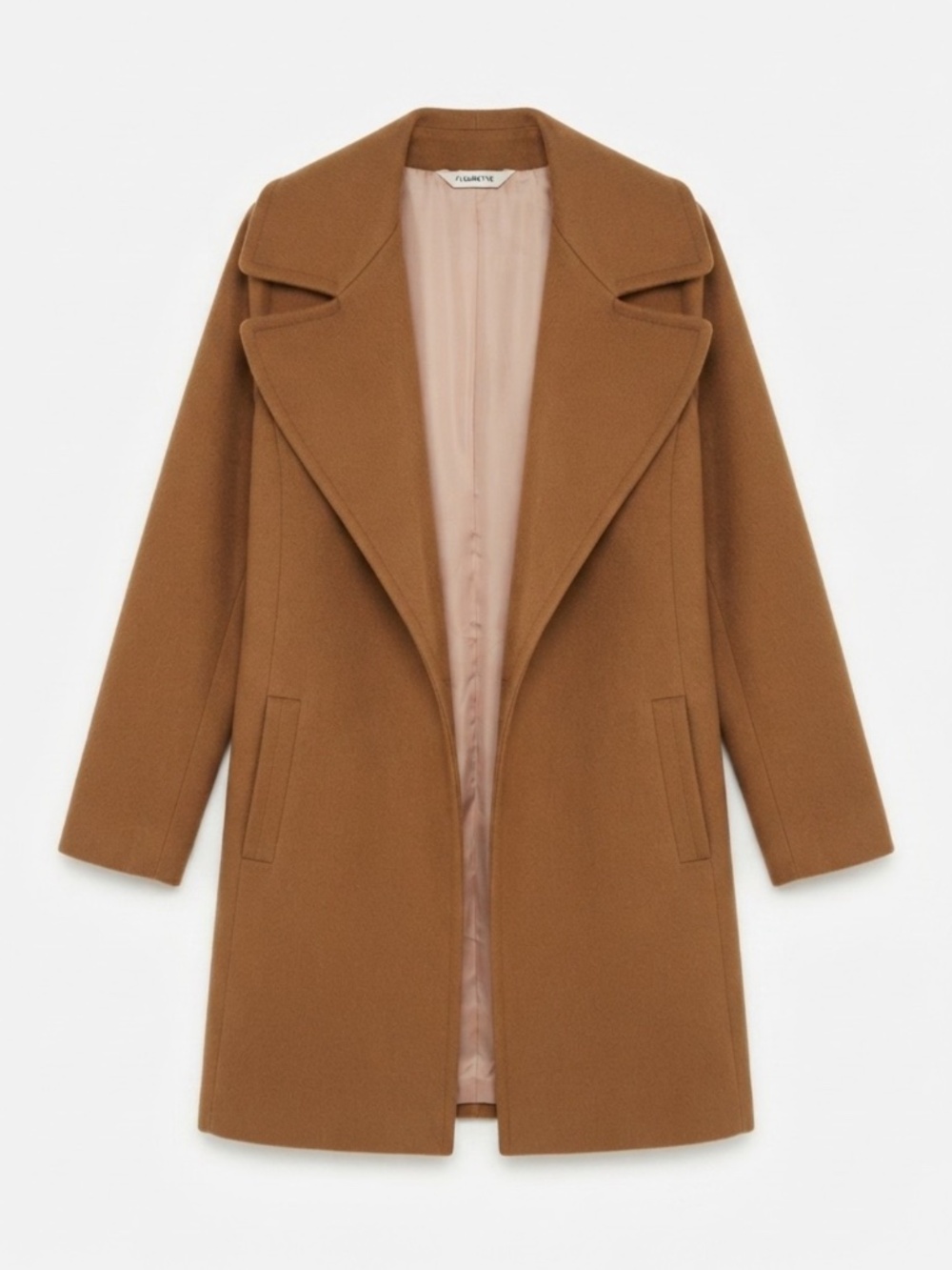 Fleurette Camel Hair Coat - Women's Size 8 - Made in America - Luxury Outerwear